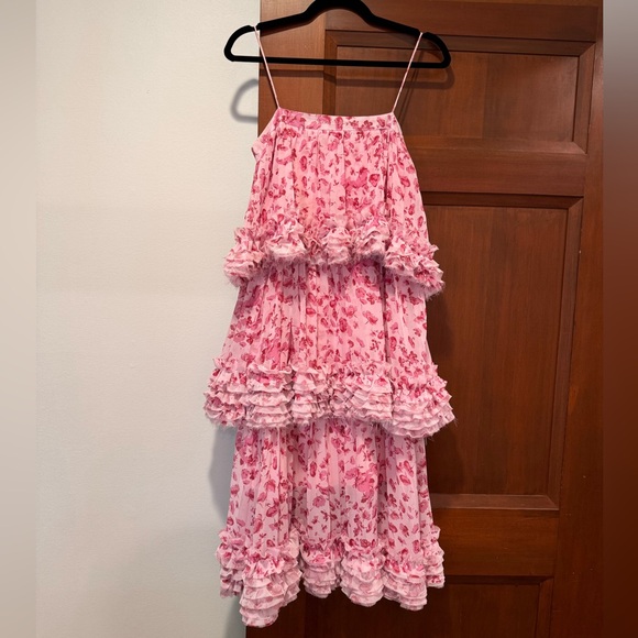 Dresses & Skirts - UNIQUE Ruffle Tiered Chiffon Floral Print Dress, Super Cute!!!